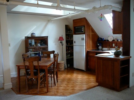 Kitchen , dining area